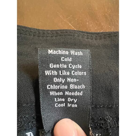 D.E.A. New York Black Midi Casual Office Siren Pencil Skirt Size 8 - Picture 5 of 5